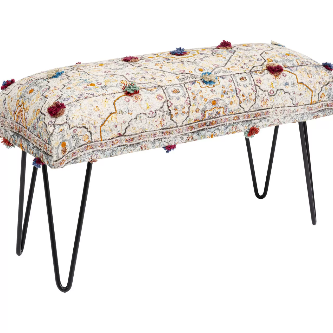 Banquette Desna Patchwork Creme Multi 80Cm*KARE Design Online