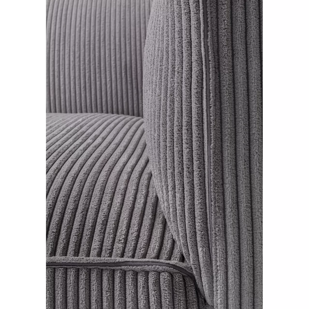 Canapés Cubetto Cord 3-Places Gris Clair 220Cm*KARE Design Fashion