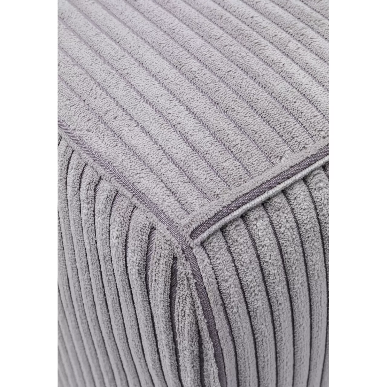 Canapés Cubetto Cord 3-Places Gris Clair 220Cm*KARE Design Fashion