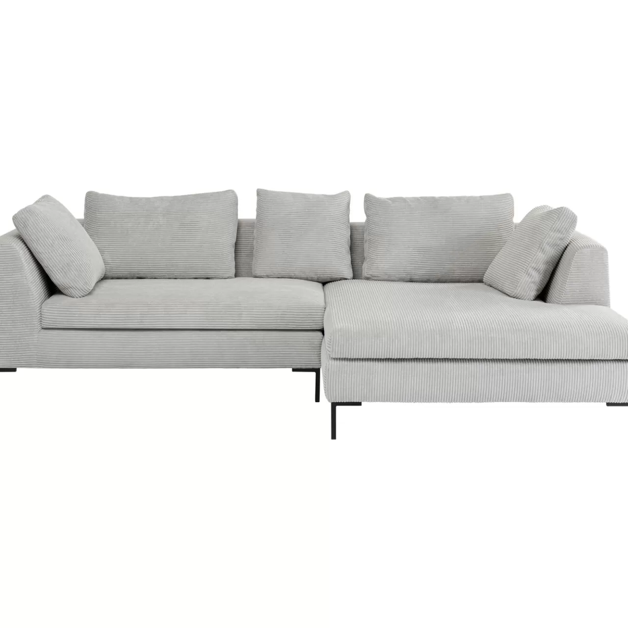 Canapés D Angle Gianni Cord Gris Droite*KARE Design Best