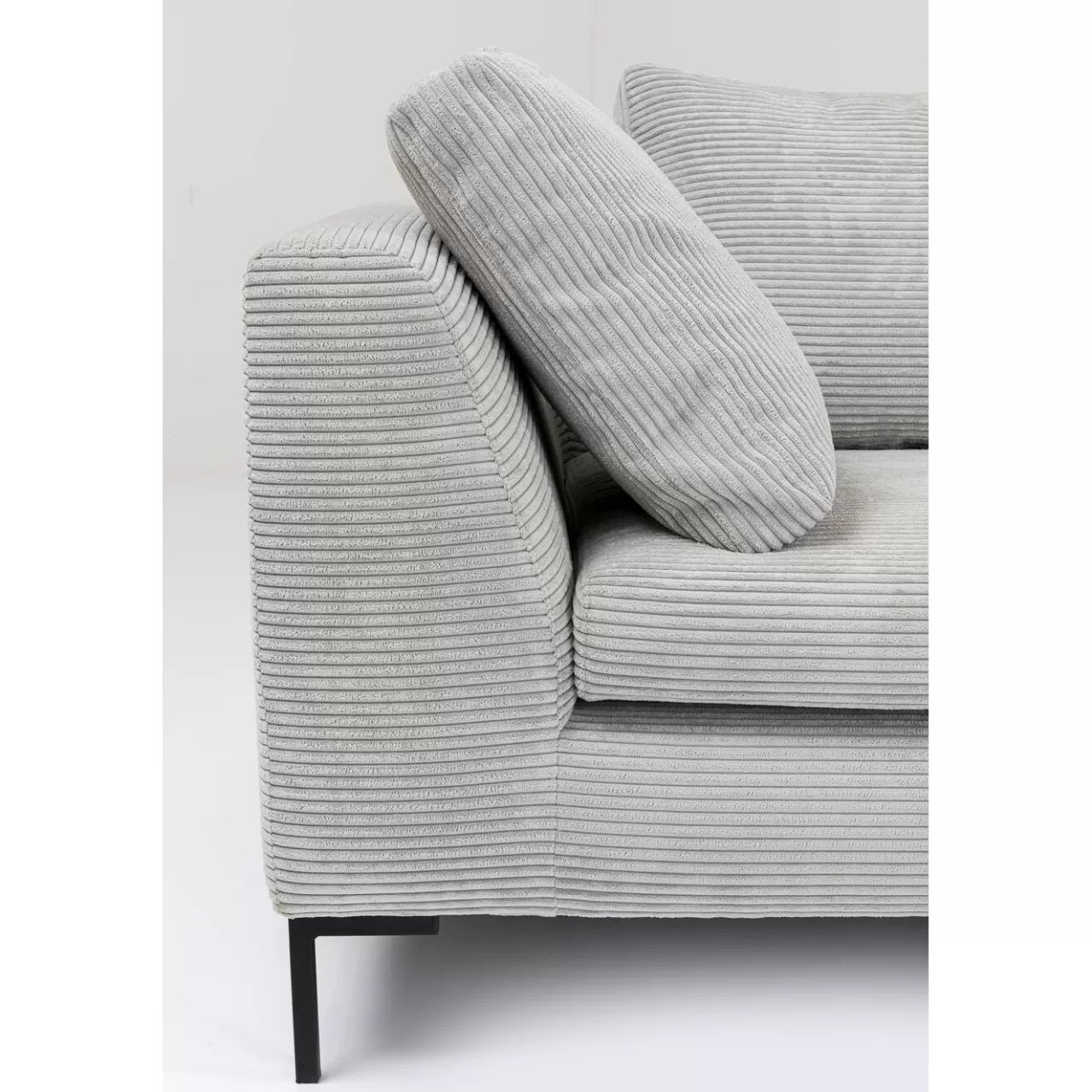 Canapés D Angle Gianni Cord Gris Droite*KARE Design Best