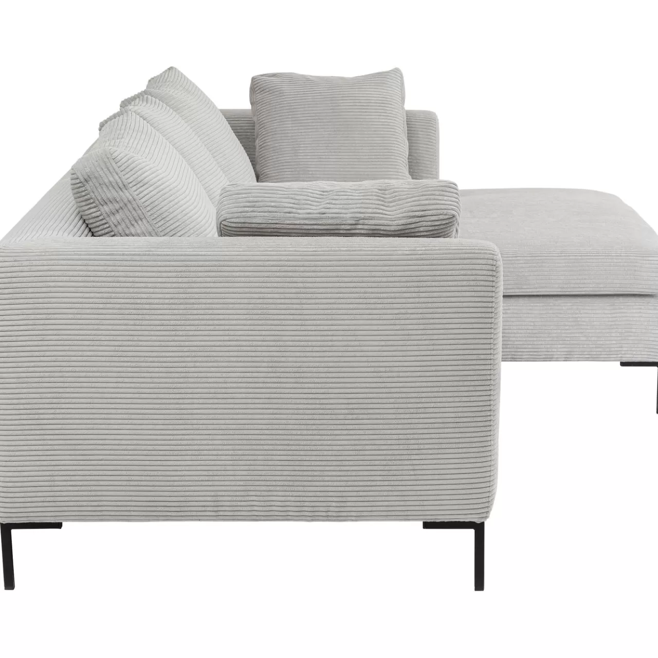 Canapés D Angle Gianni Cord Gris Droite*KARE Design Best