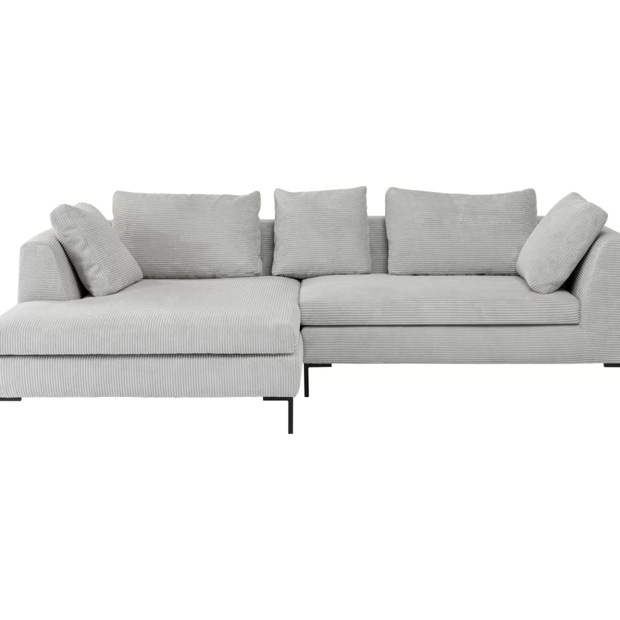 Canapés D Angle Gianni Cord Gris Gauche*KARE Design Online
