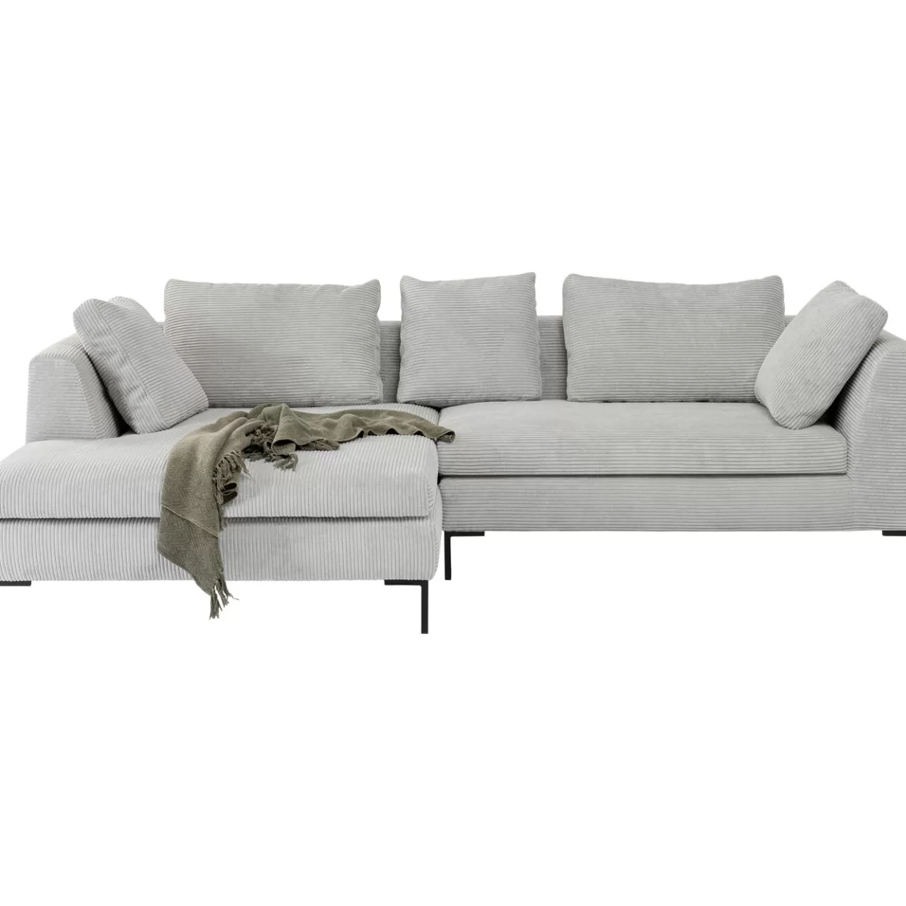 Canapés D Angle Gianni Cord Gris Gauche*KARE Design Online