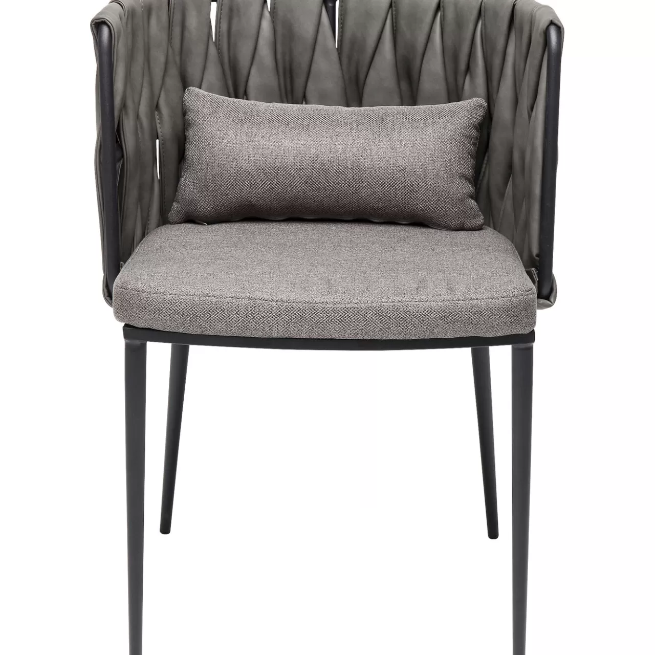 Chaise A. Acc. Cheerio Gris Av. Coussin*KARE Design Fashion
