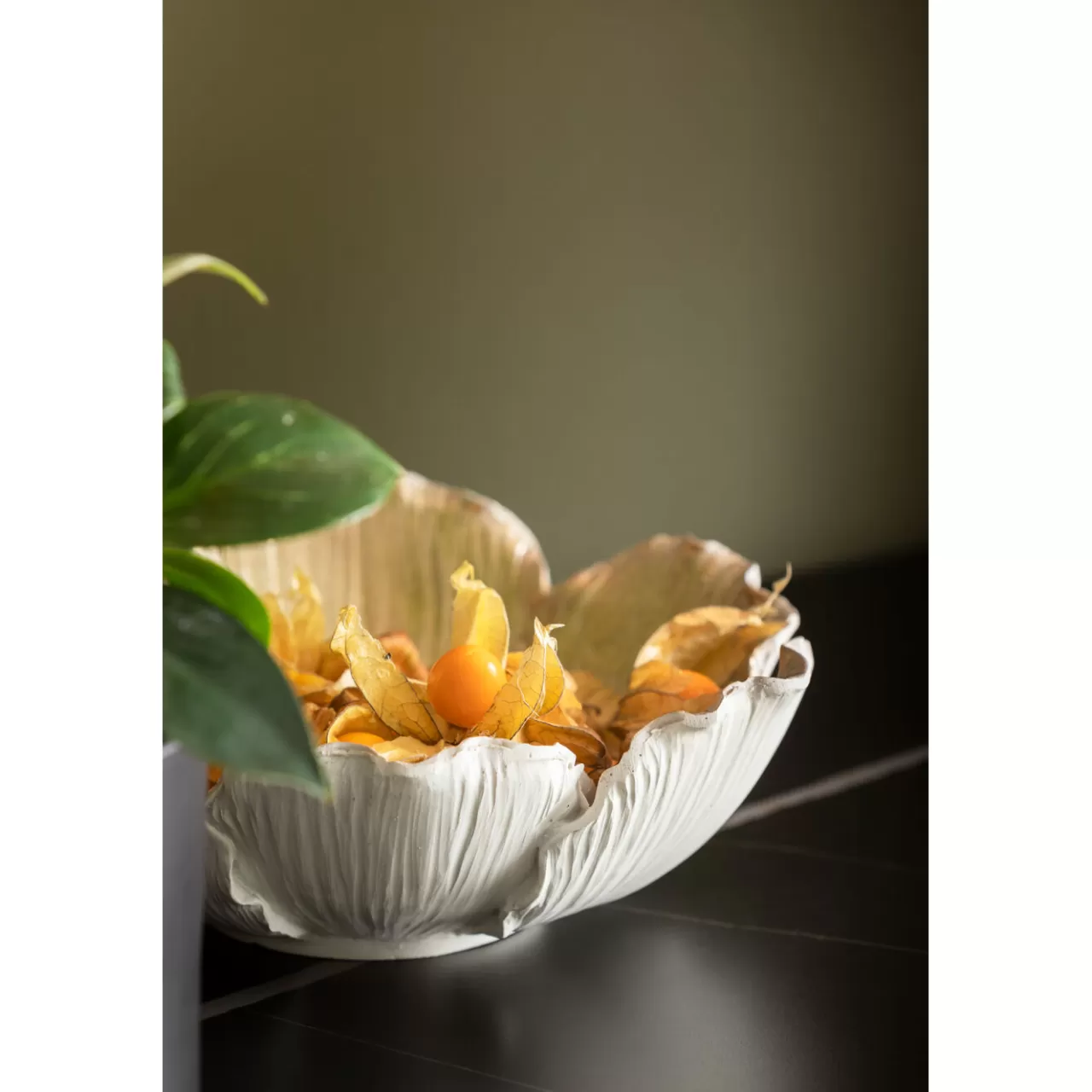 Coupe Décorative Flower Bloom Creme-Dore O20Cm*KARE Design Best Sale