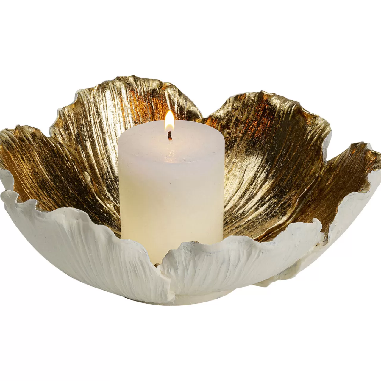 Coupe Décorative Flower Bloom Creme-Dore O25Cm*KARE Design Hot