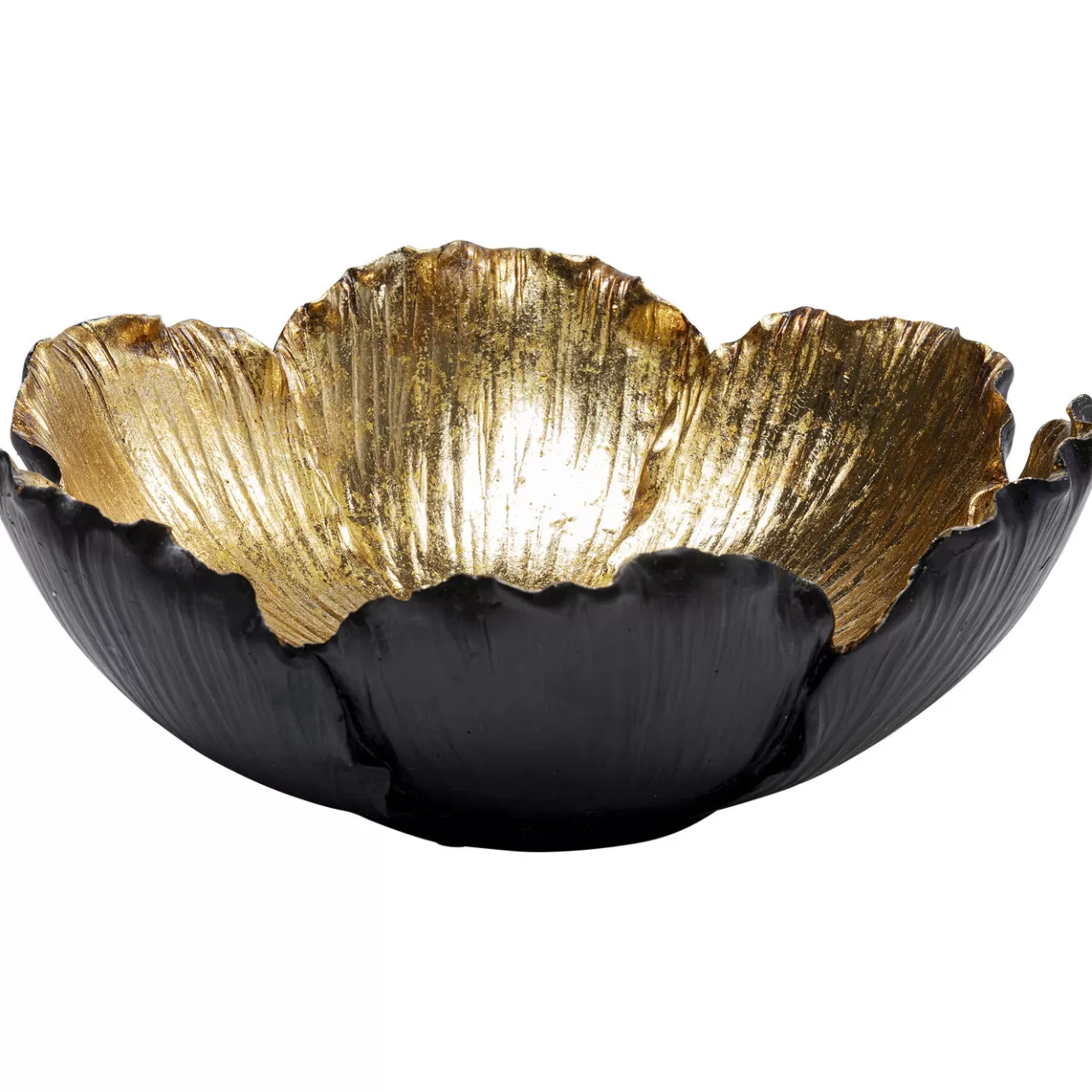 Coupe Décorative Flower Bloom Noir-Dore O25Cm*KARE Design Hot