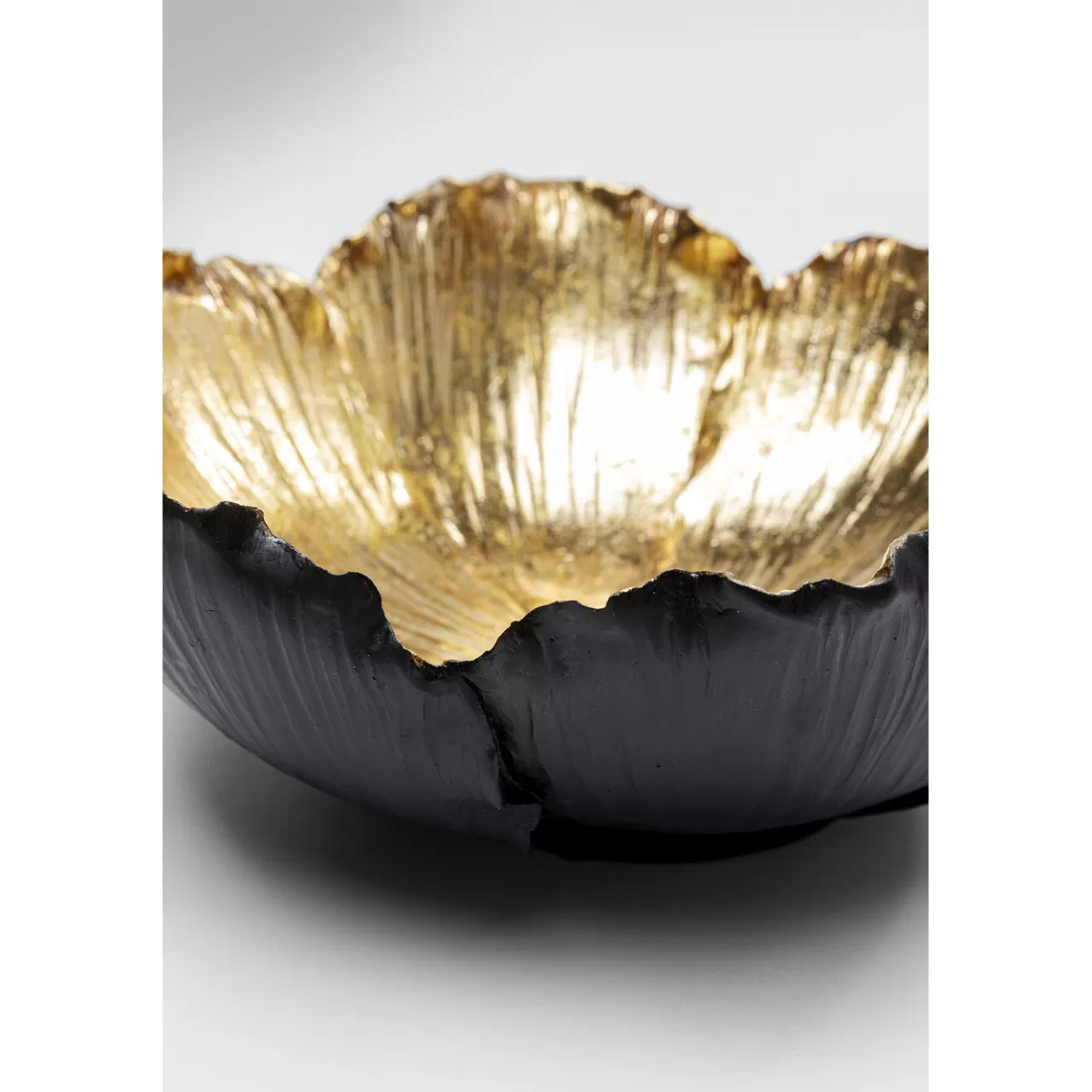 Coupe Décorative Flower Bloom Noir-Dore O25Cm*KARE Design Hot