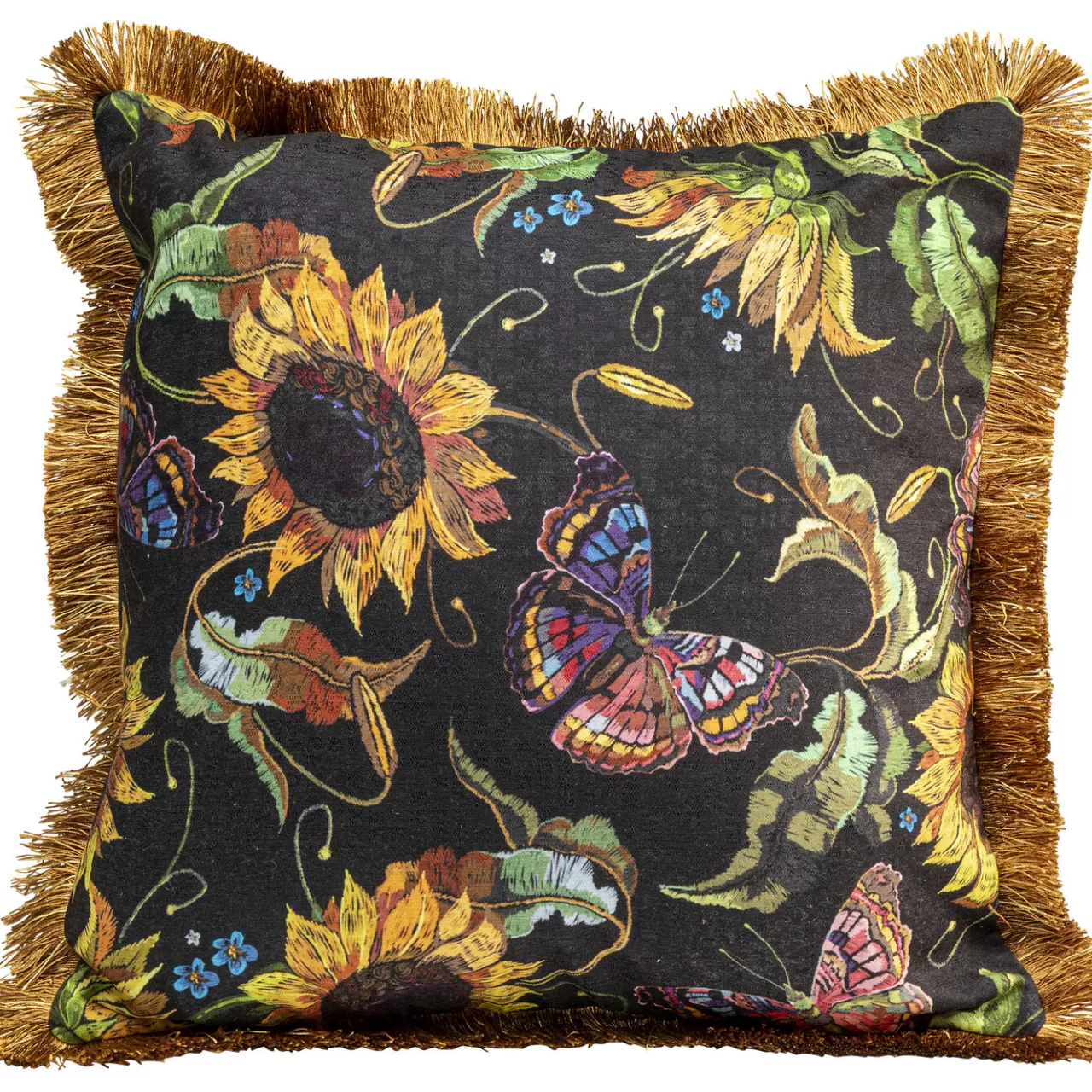 Coussin Sunflower Fringe 45X45Cm*KARE Design New