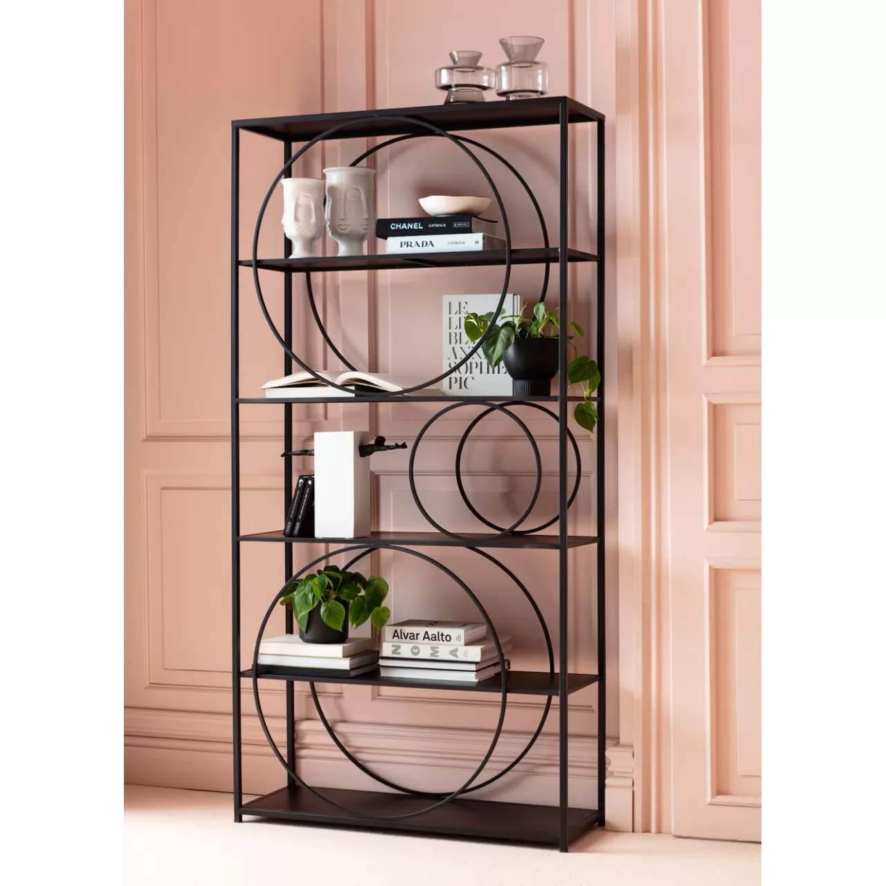 Etagere Circle Noir 100X200Cm*KARE Design Store