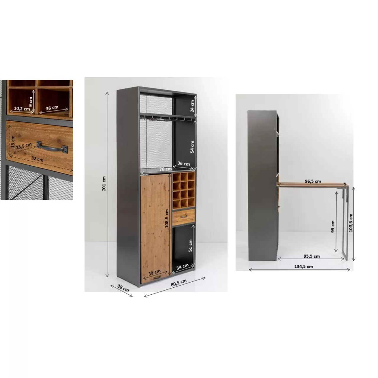 Etagere De Bar Vinoteca 80X201Cm*KARE Design Flash Sale