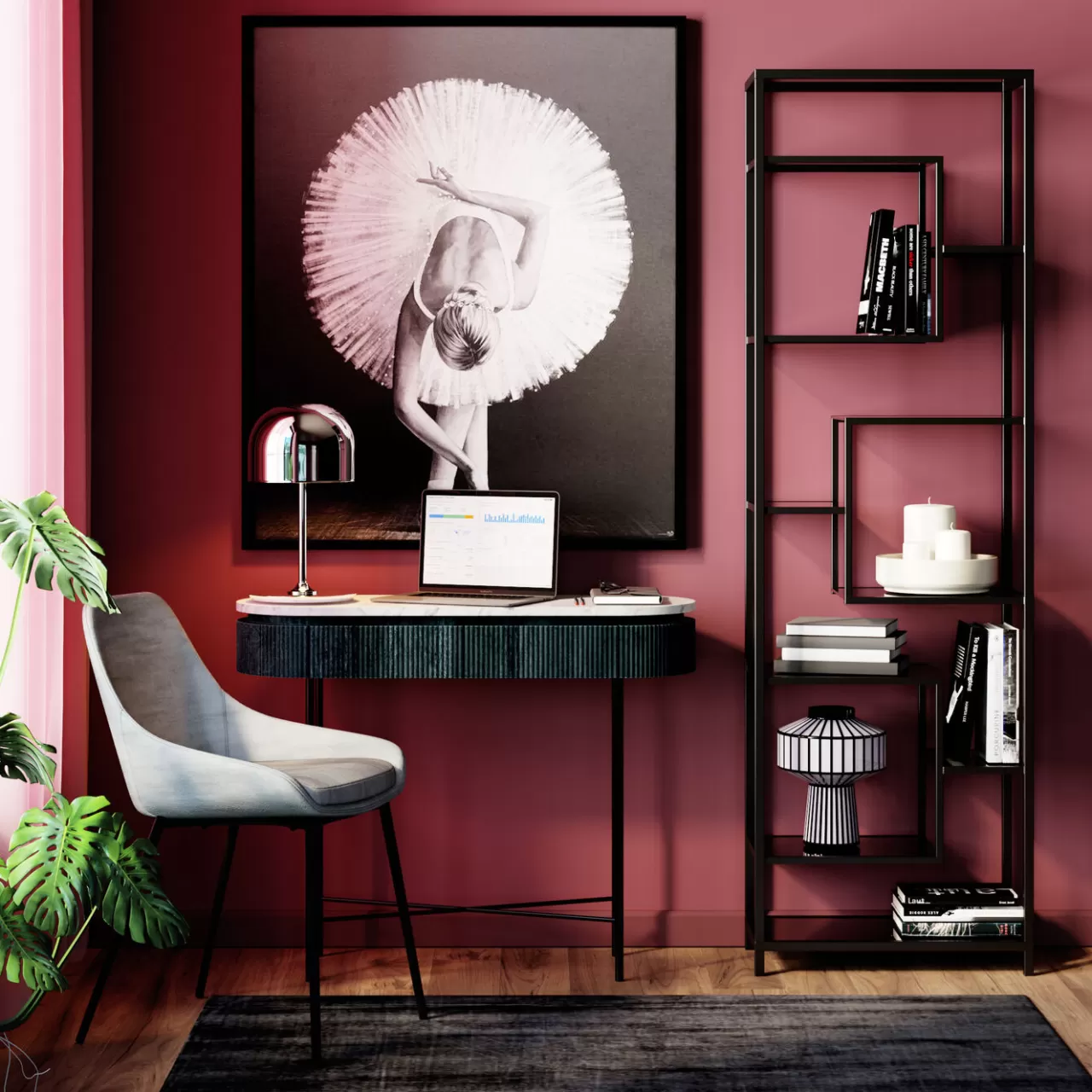 Etagere Loft Noir 60X195Cm*KARE Design Shop