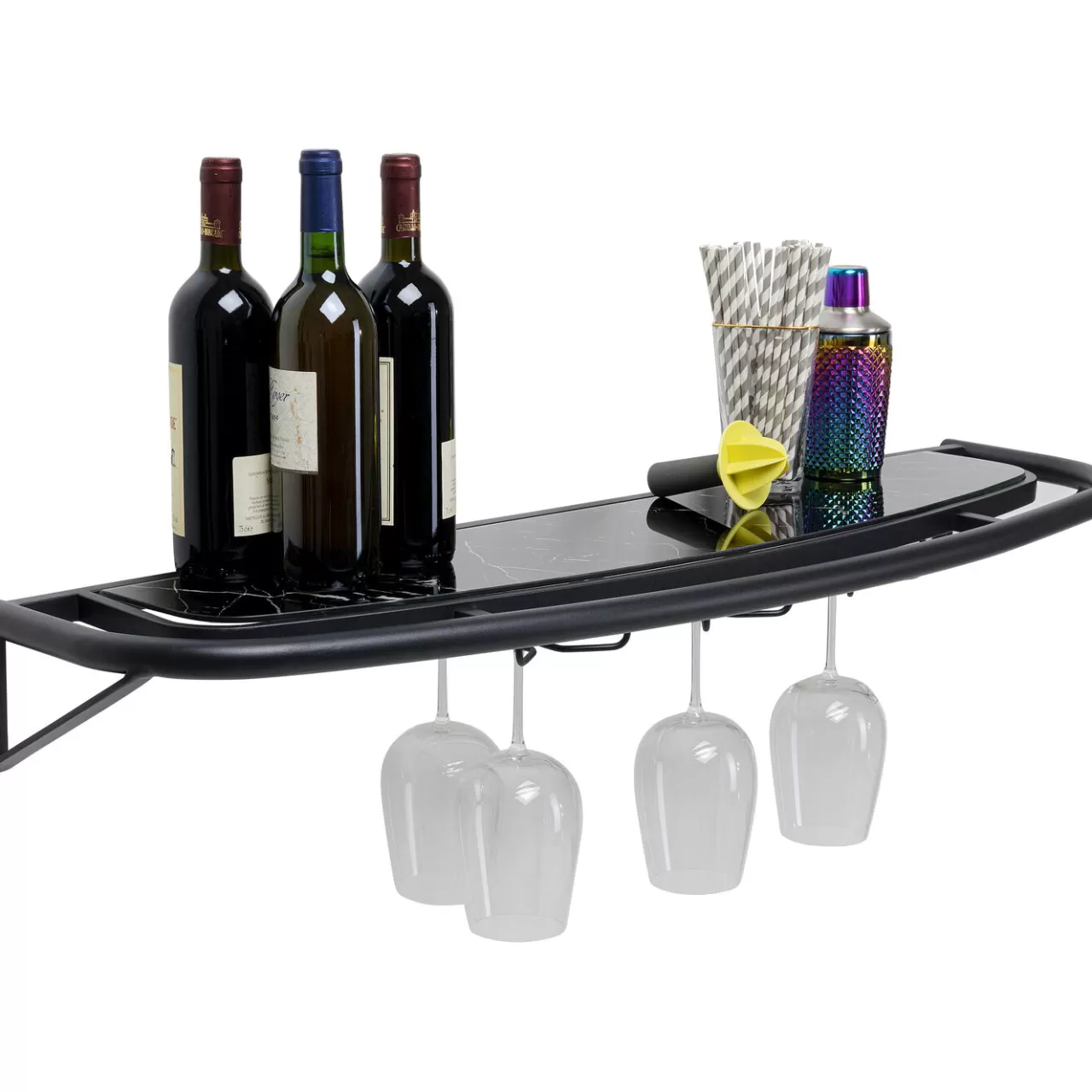 Etagere Murale Treviso Noir 120X10Cm*KARE Design Cheap