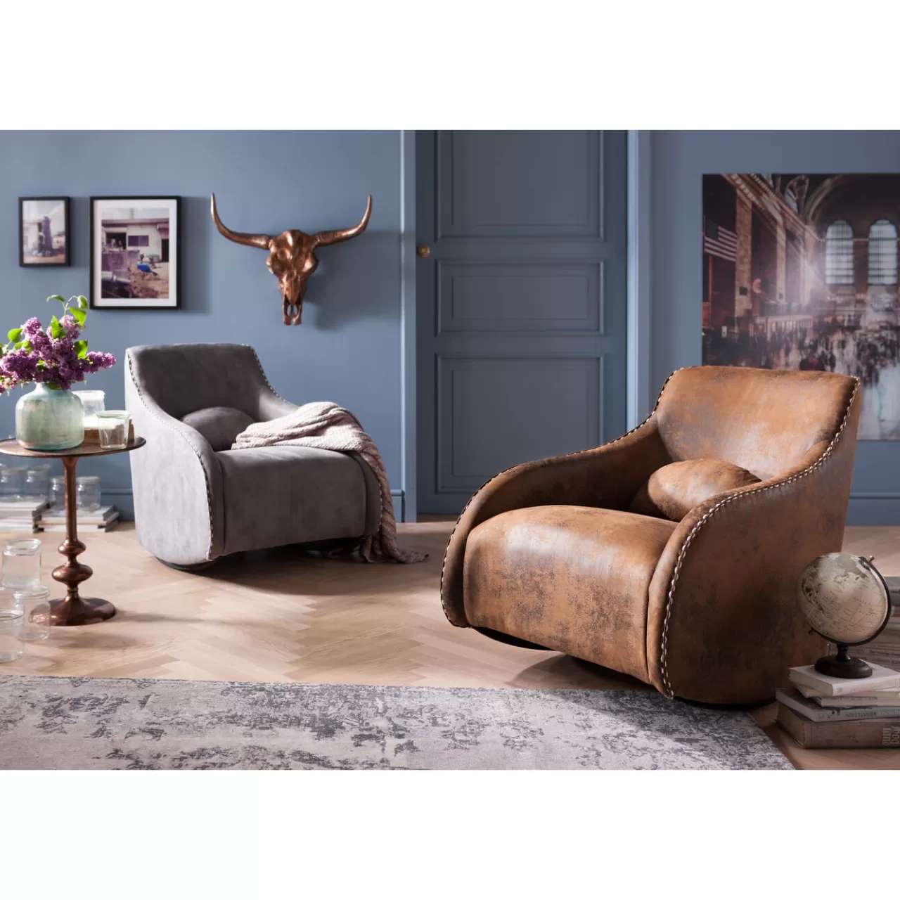 Fauteuil À Bascule Swing Ritmo Vintage*KARE Design Clearance