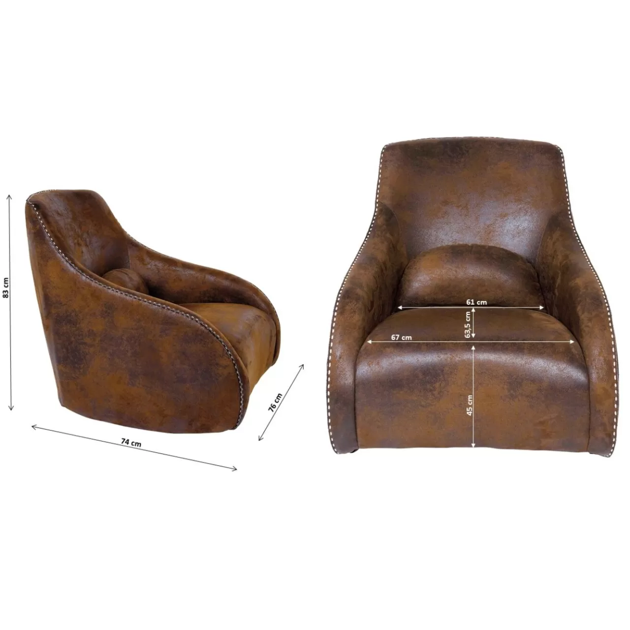 Fauteuil À Bascule Swing Ritmo Vintage Smart*KARE Design Clearance