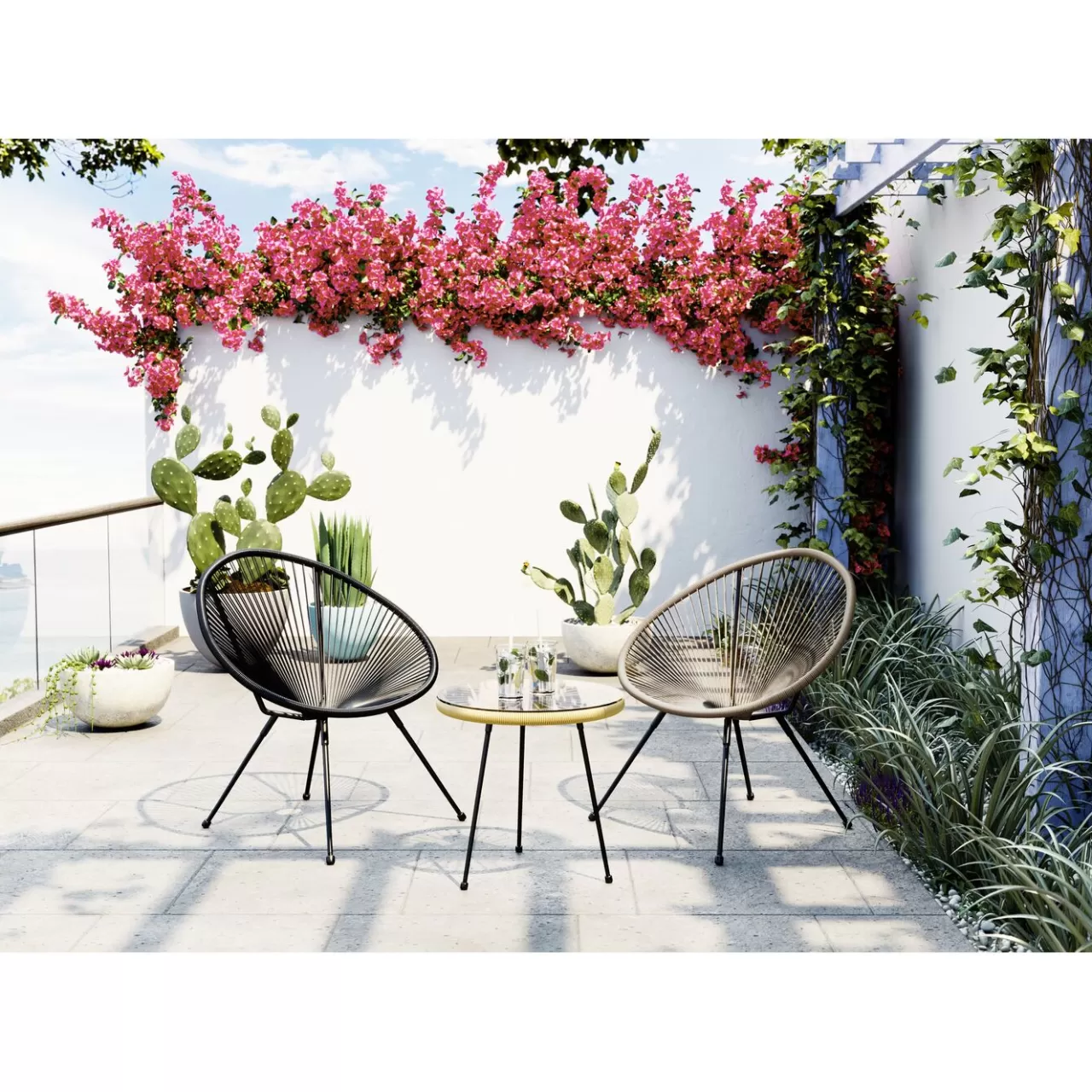 Fauteuil Acapulco Nature*KARE Design Hot