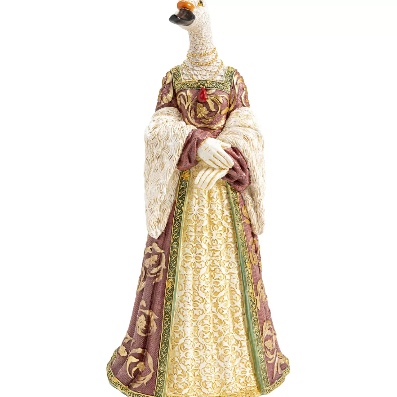 Figurine Décorative Bird Lady Duck Blanc 31Cm*KARE Design Store