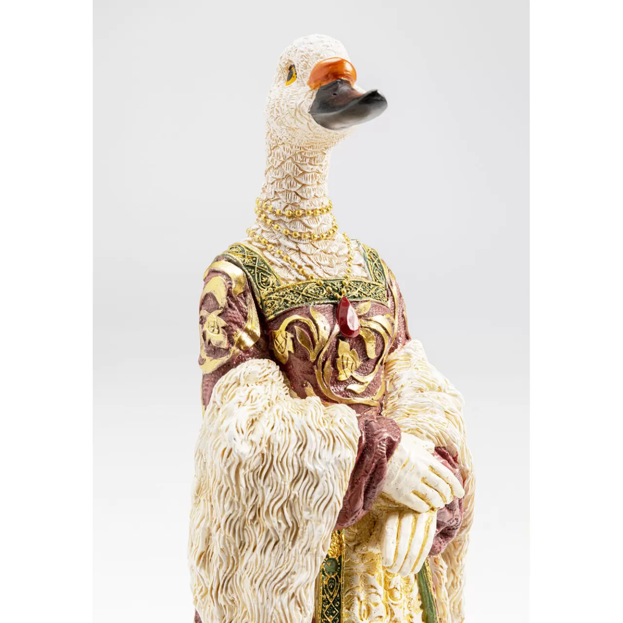 Figurine Décorative Bird Lady Duck Blanc 31Cm*KARE Design Store