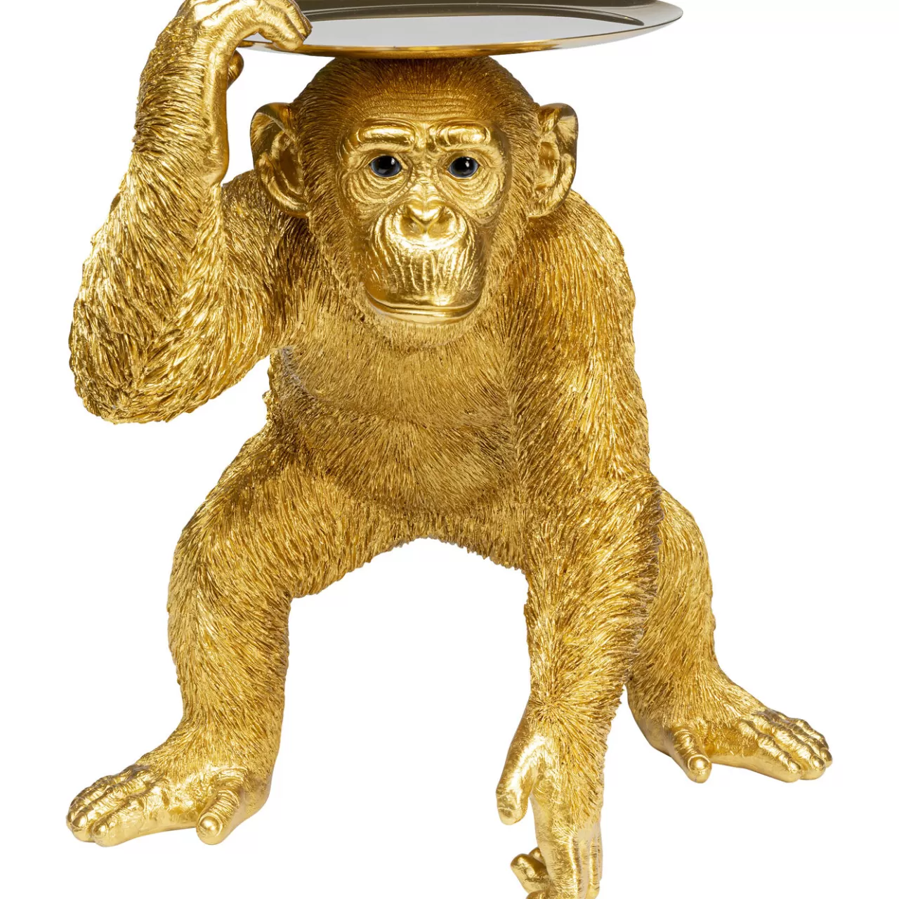 Figurine Décorative Butler Playing Chimp Dore 52Cm*KARE Design Store