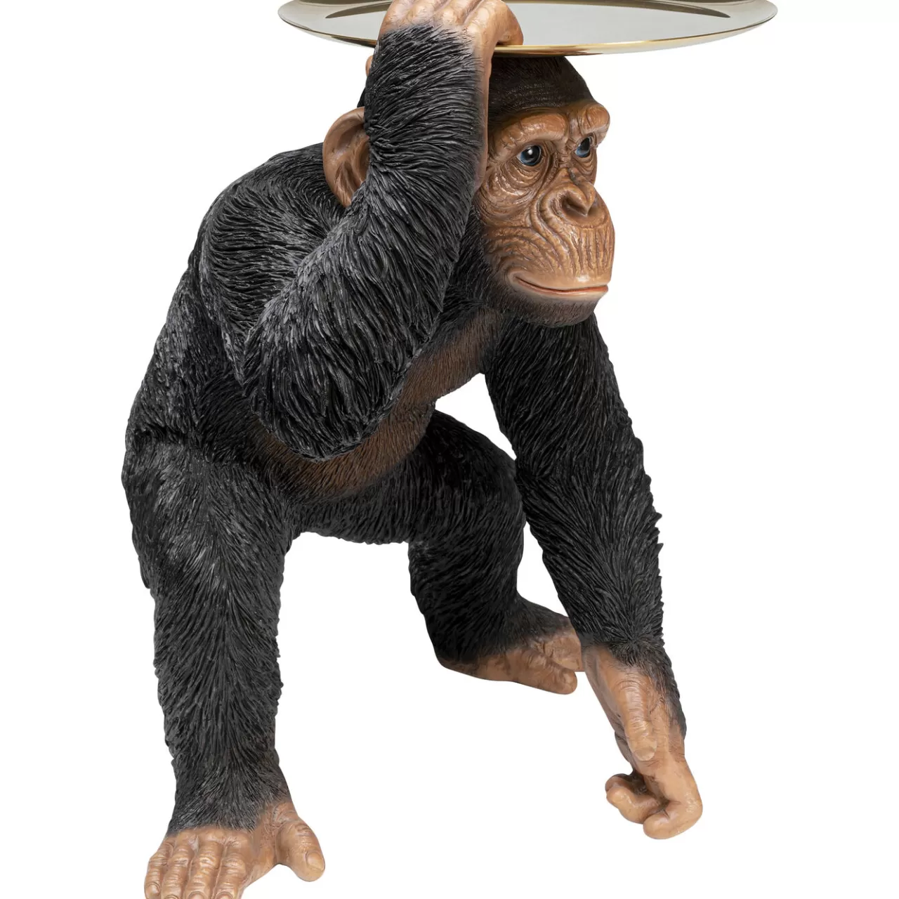 Figurine Décorative Butler Playing Chimp Noir 52Cm*KARE Design Shop