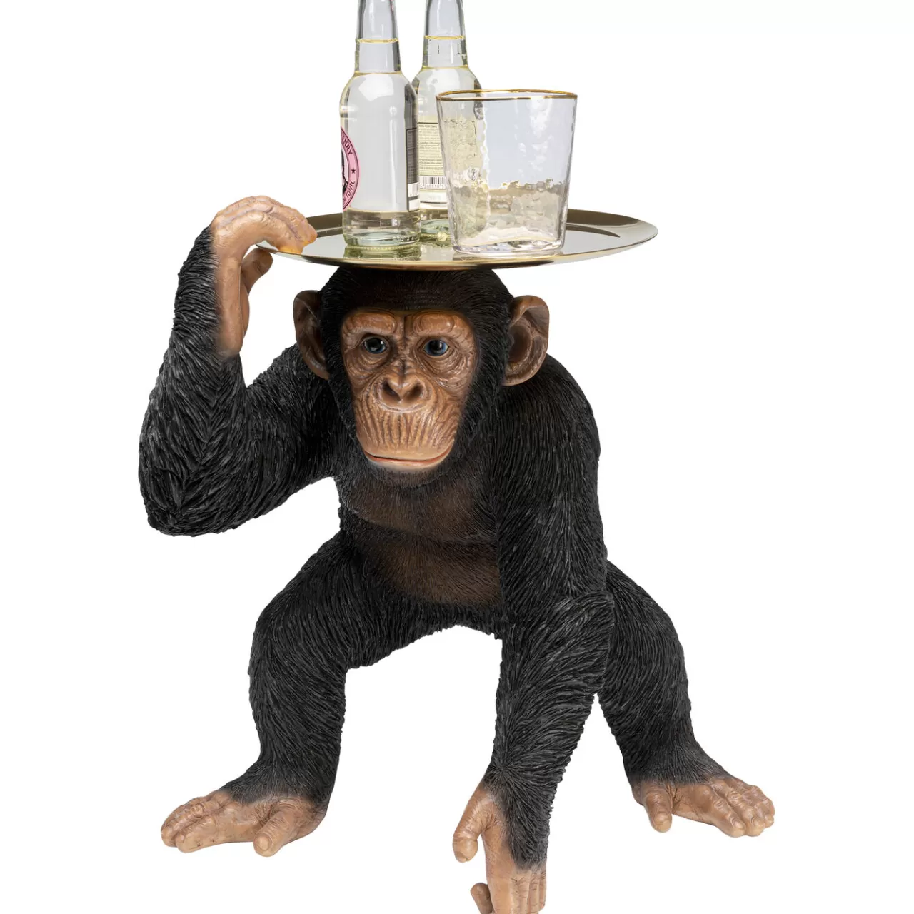 Figurine Décorative Butler Playing Chimp Noir 52Cm*KARE Design Shop