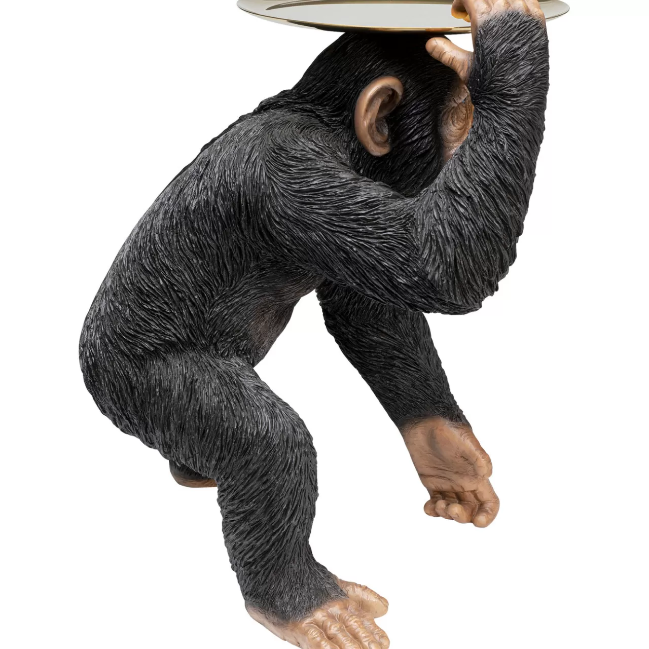 Figurine Décorative Butler Playing Chimp Noir 52Cm*KARE Design Shop