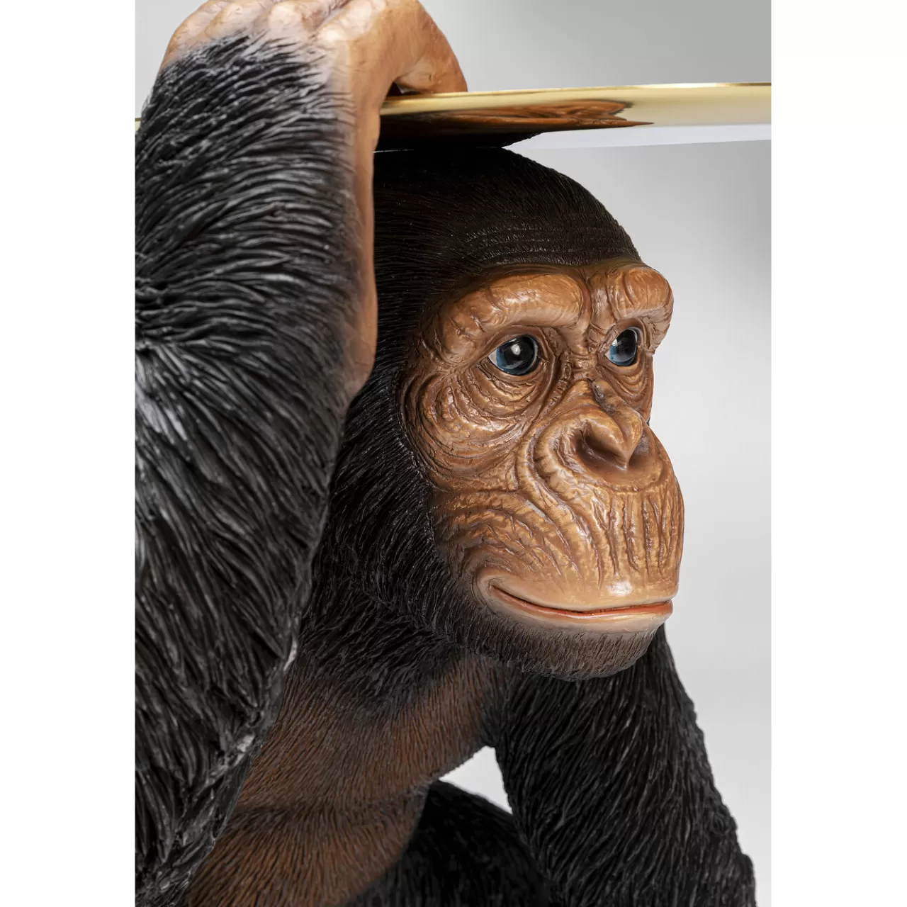 Figurine Décorative Butler Playing Chimp Noir 52Cm*KARE Design Shop