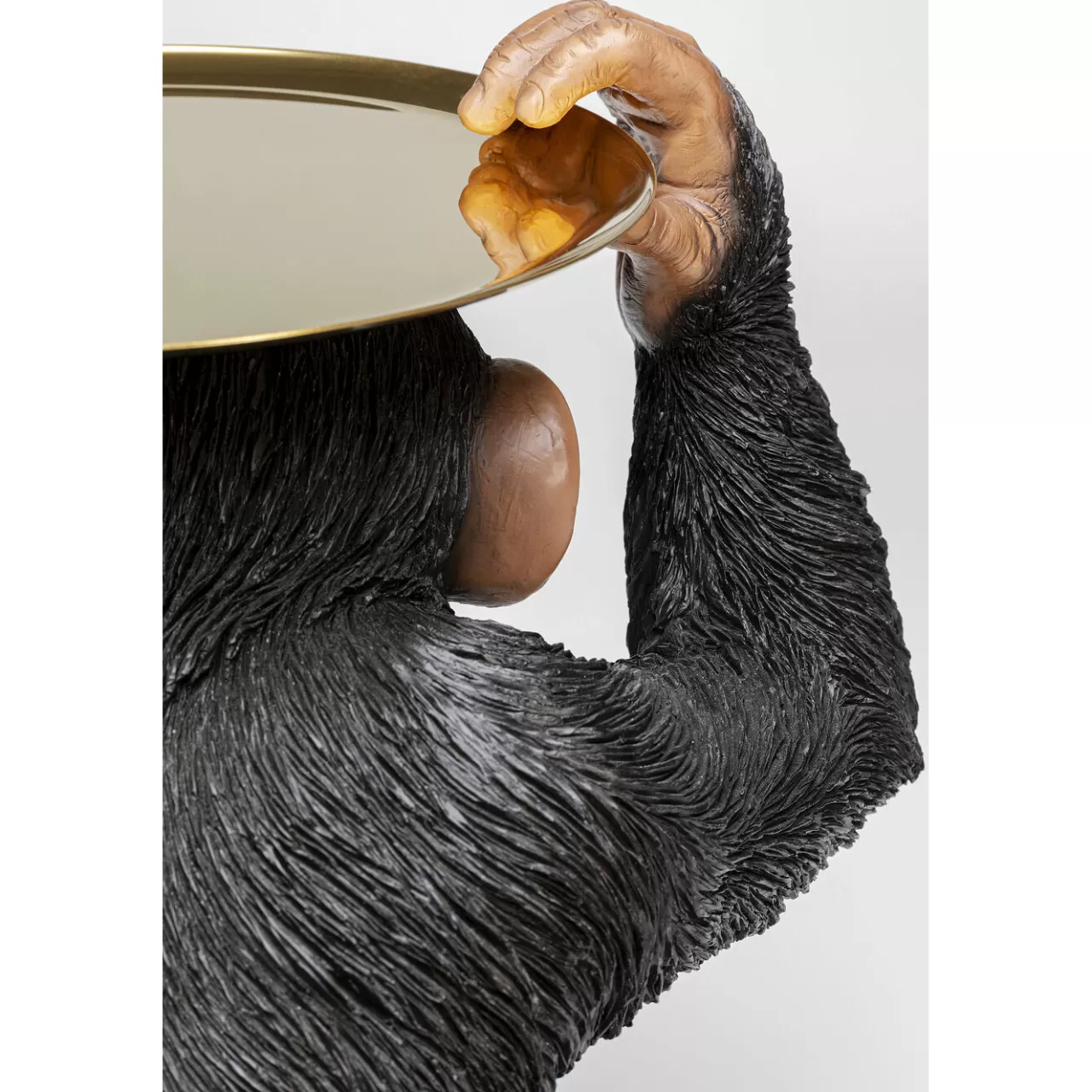 Figurine Décorative Butler Playing Chimp Noir 52Cm*KARE Design Shop