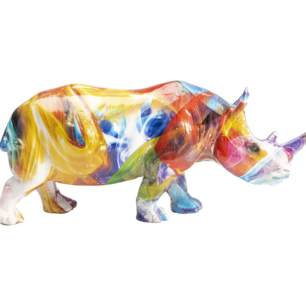 Figurine Décorative Colored Rhino 17Cm*KARE Design Flash Sale