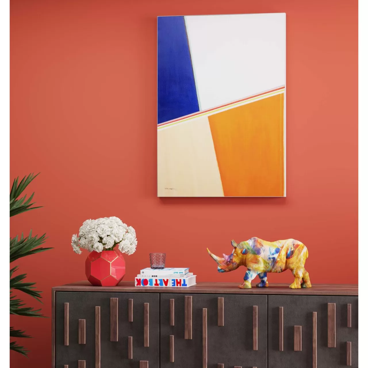 Figurine Décorative Colored Rhino 17Cm*KARE Design Flash Sale