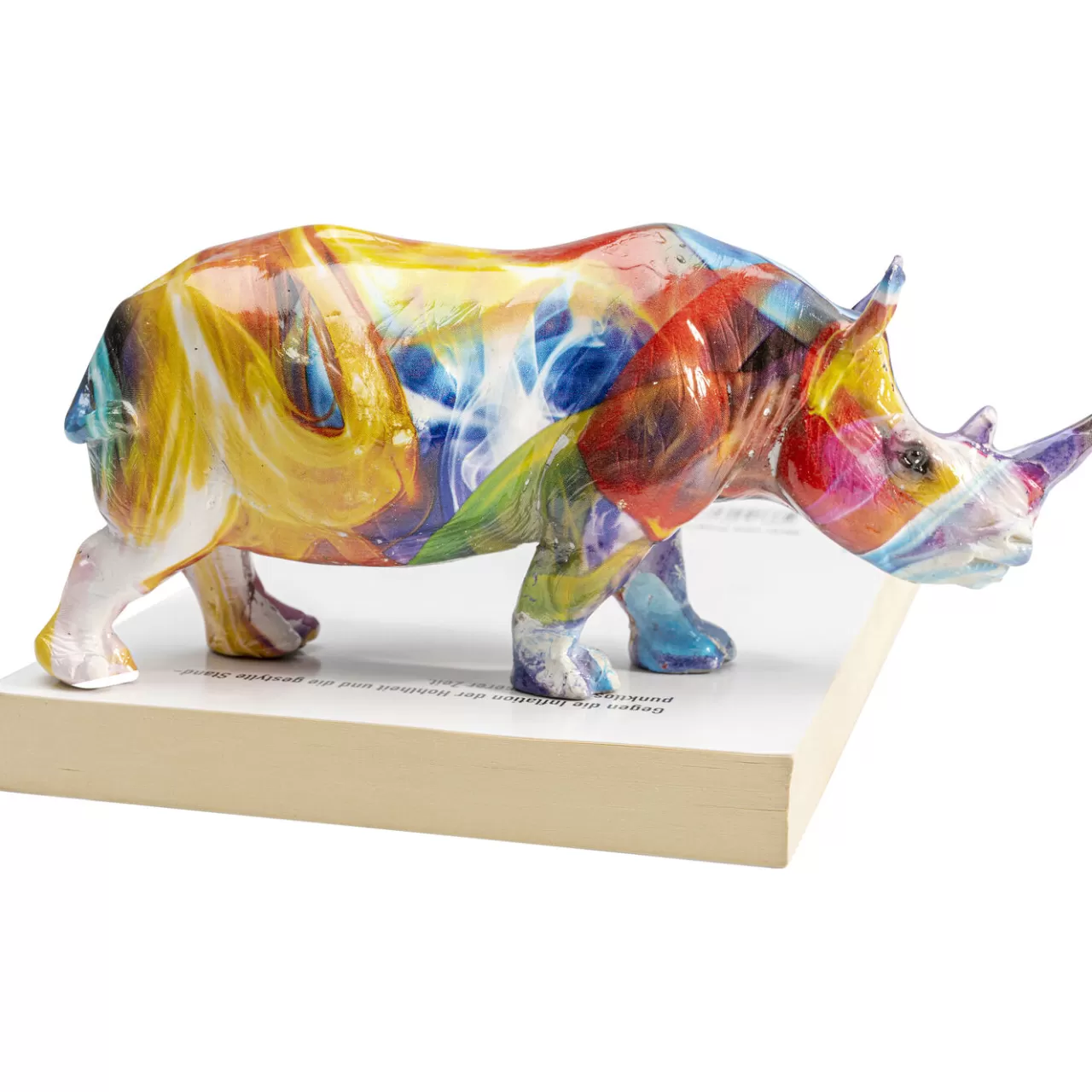 Figurine Décorative Colored Rhino 17Cm*KARE Design Flash Sale