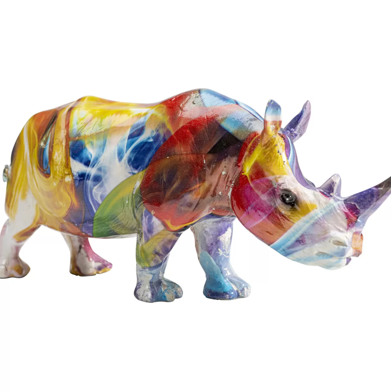 Figurine Décorative Colored Rhino 17Cm*KARE Design Flash Sale
