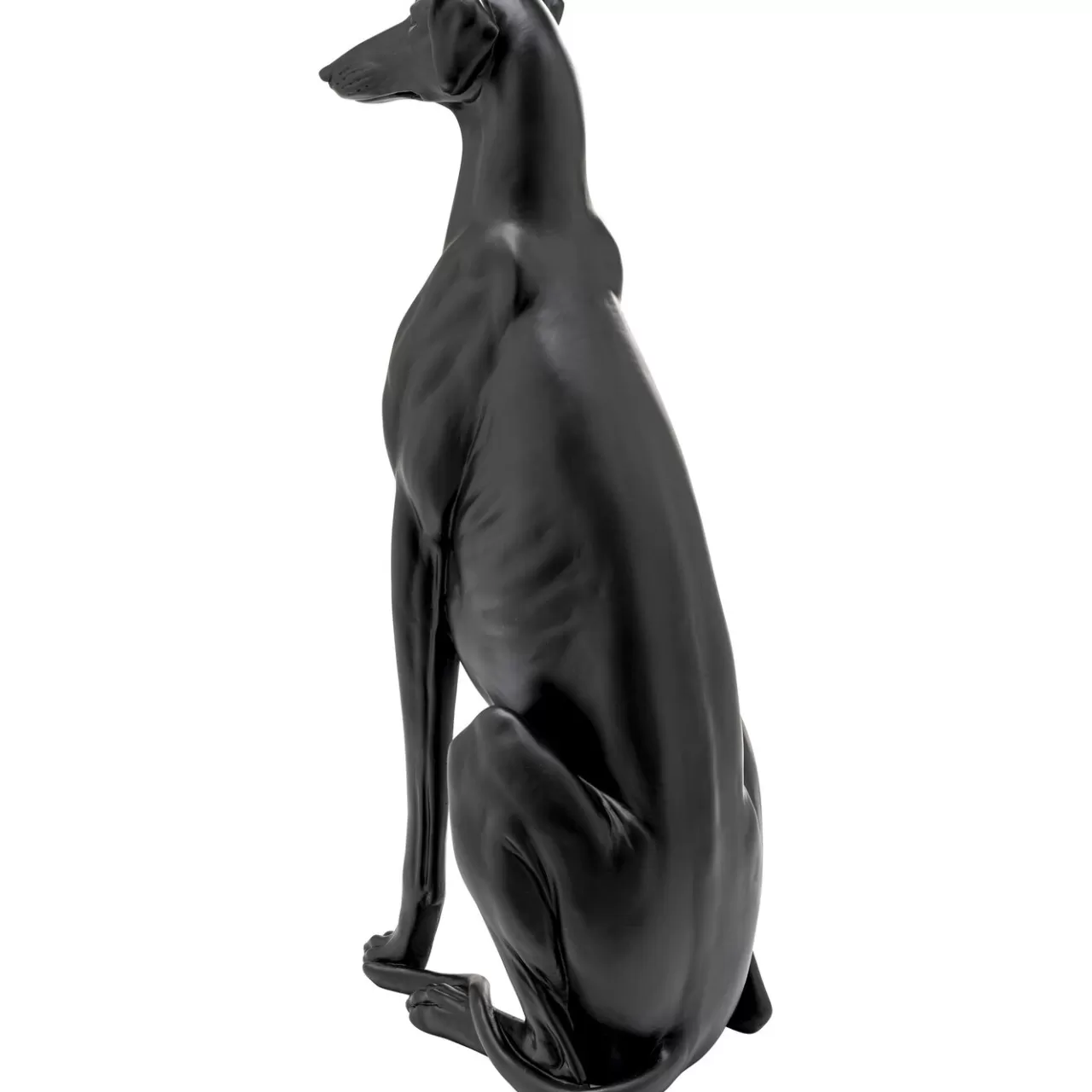 Figurine Décorative Greyhound Bruno Noir Mat 80Cm*KARE Design Hot