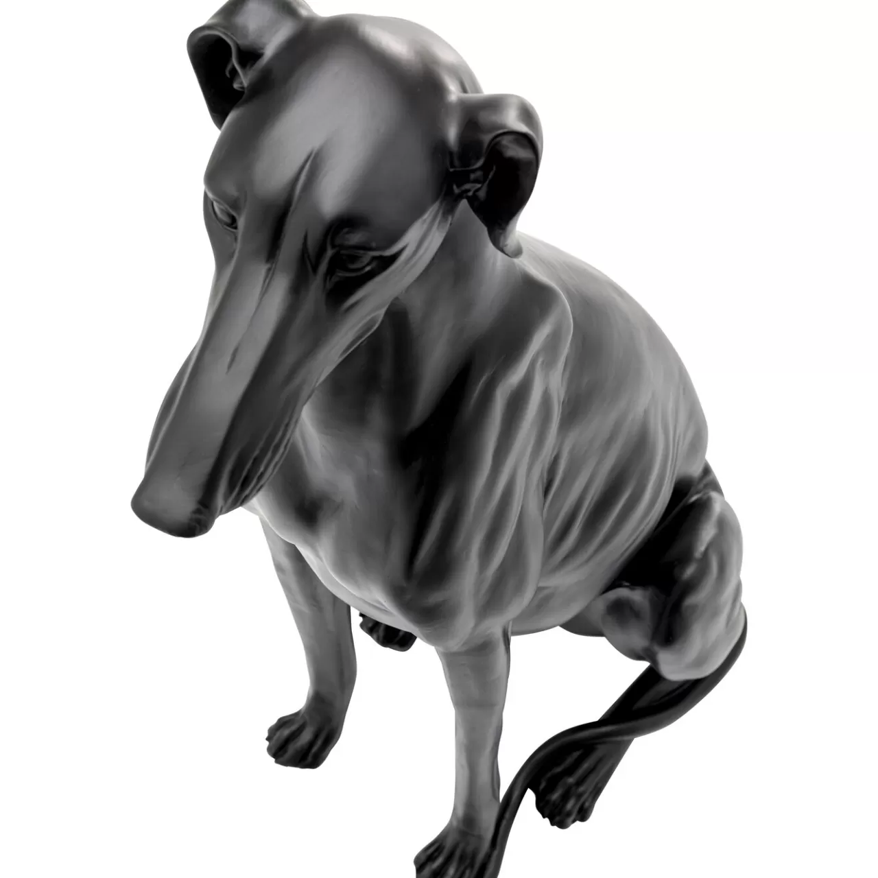 Figurine Décorative Greyhound Bruno Noir Mat 80Cm*KARE Design Hot