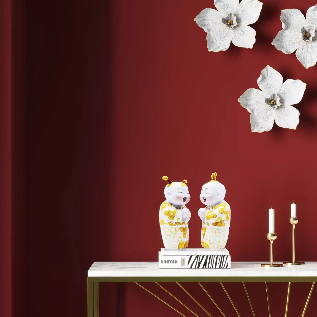Figurine Décorative Happy Kids (Jeu De 2)*KARE Design Flash Sale