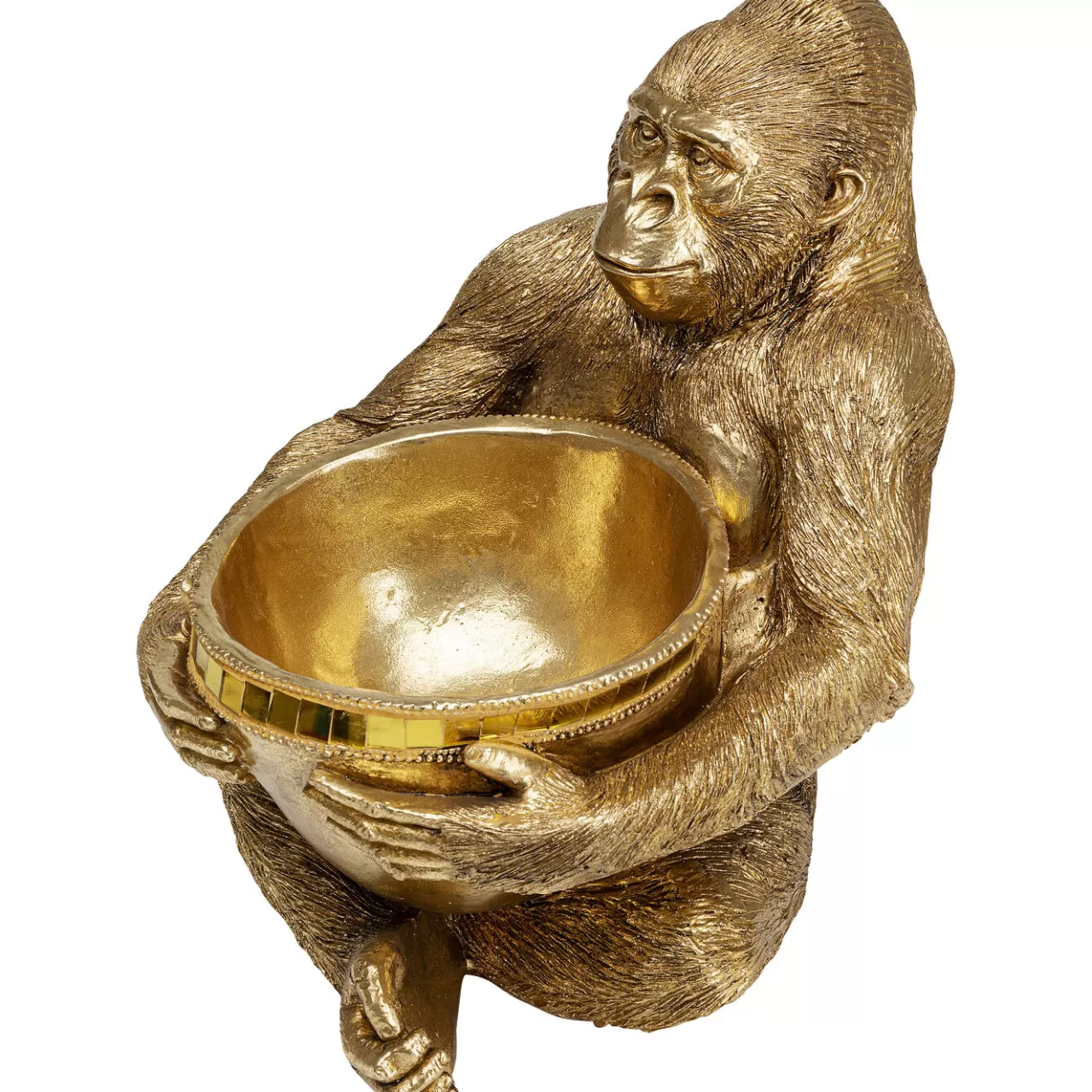 Figurine Décorative Holding Bowl Dore 41Cm*KARE Design New