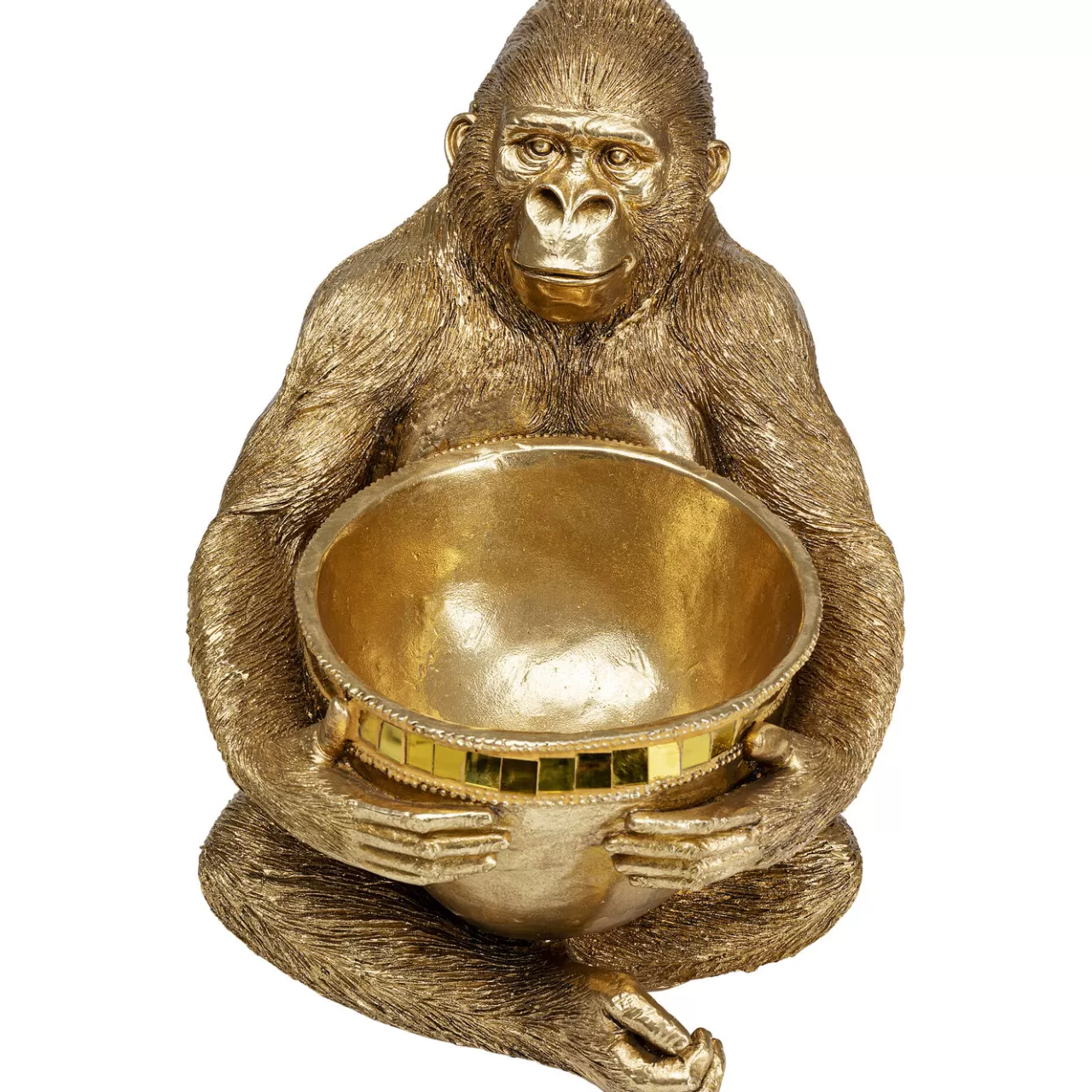 Figurine Décorative Holding Bowl Dore 41Cm*KARE Design New