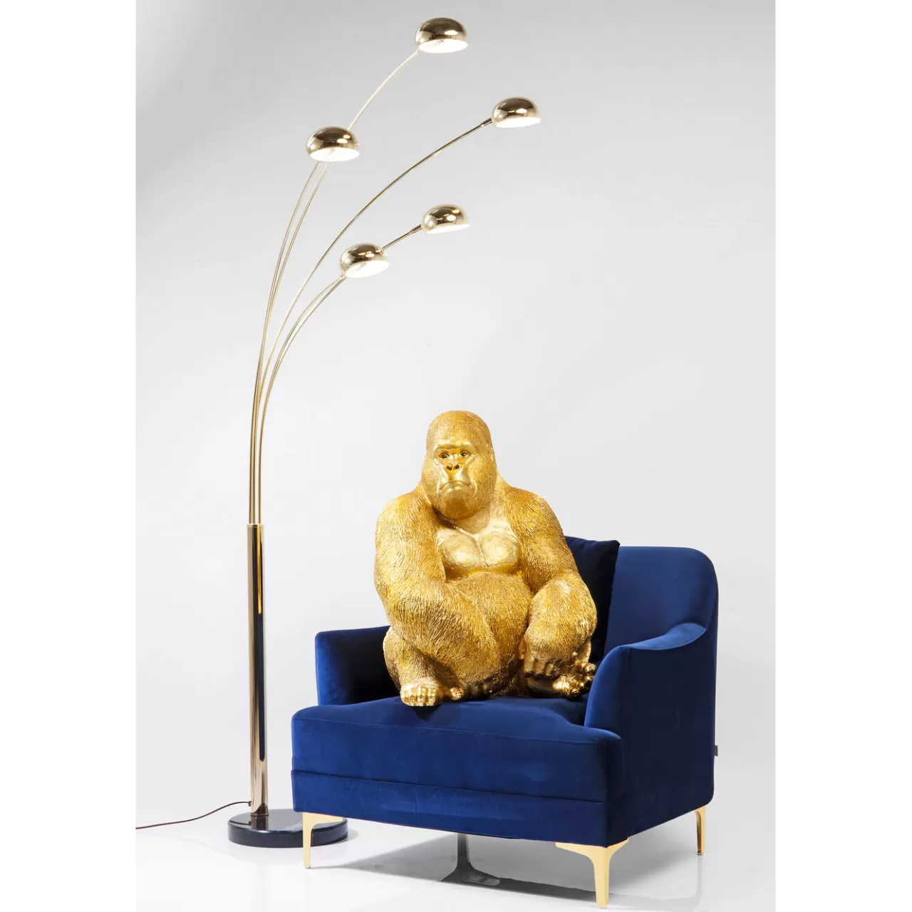 Figurine Décorative Monkey Gorilla Side Dore 76Cm*KARE Design Cheap