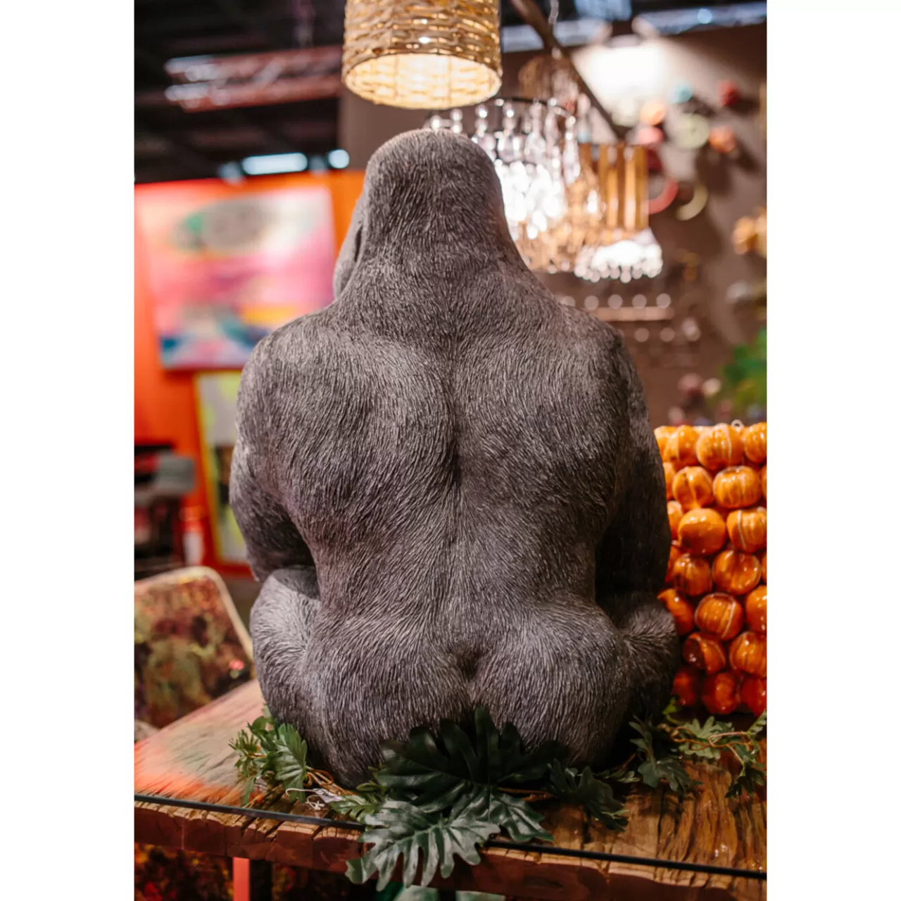 Figurine Décorative Monkey Gorilla Side Noir76Cm*KARE Design Discount