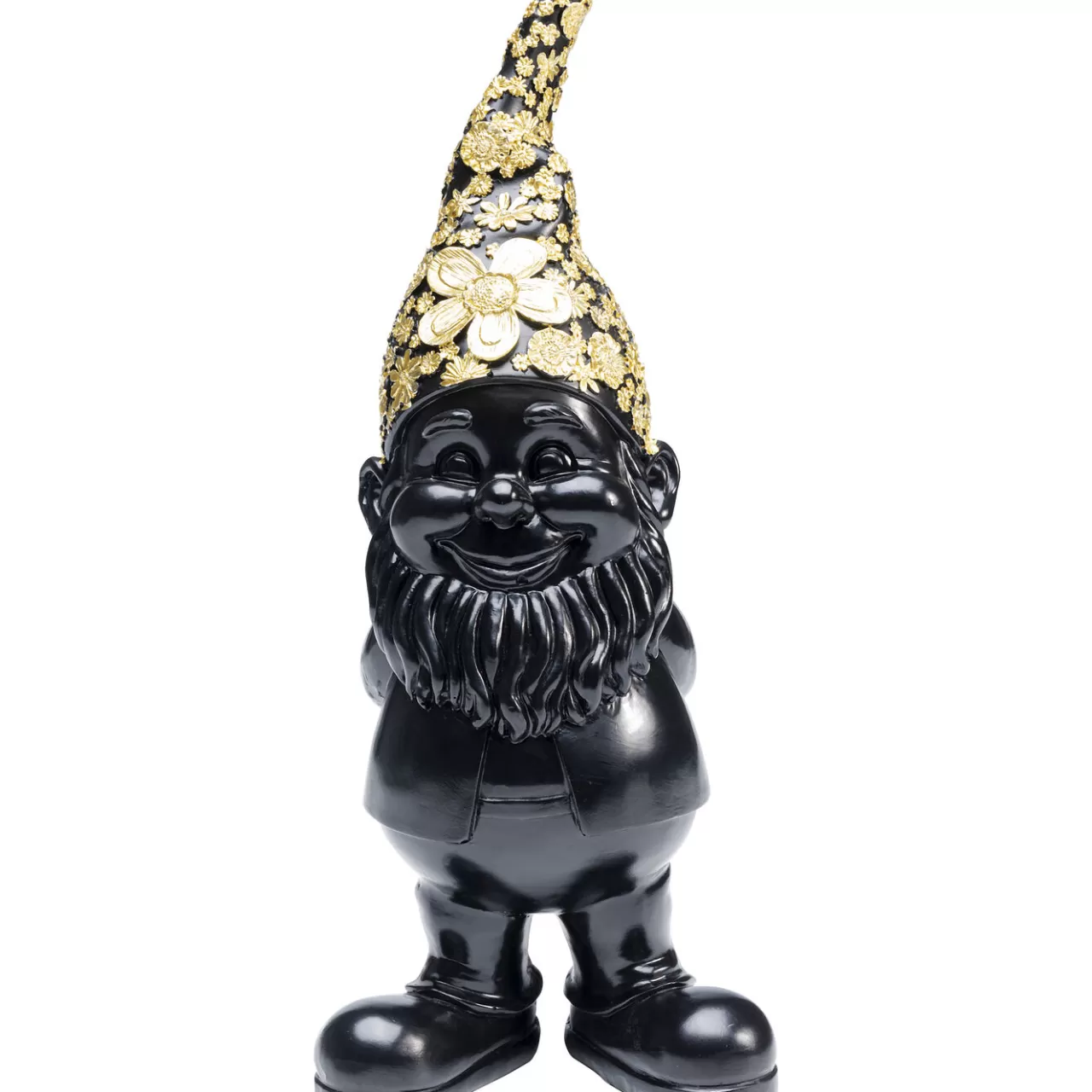 Figurine Décorative Nain Standing Noir-Dore 30*KARE Design New