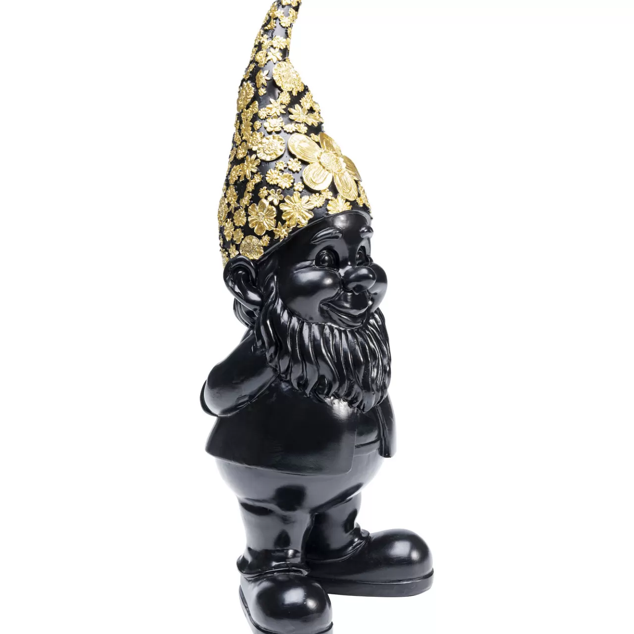 Figurine Décorative Nain Standing Noir-Dore 30*KARE Design New