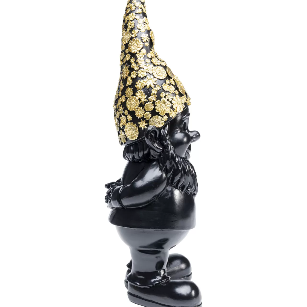 Figurine Décorative Nain Standing Noir-Dore 30*KARE Design New