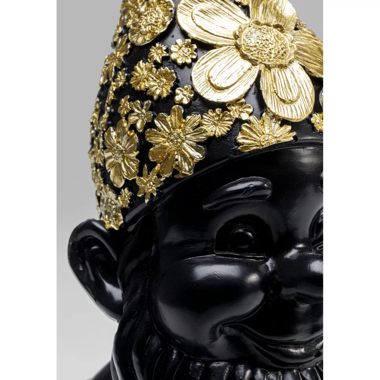 Figurine Décorative Nain Standing Noir-Dore 30*KARE Design New