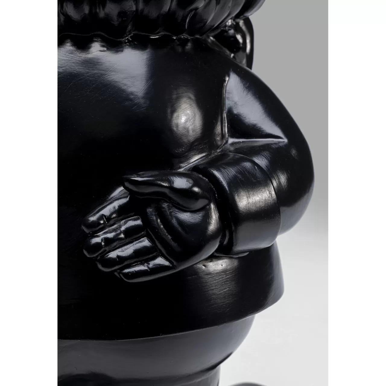 Figurine Décorative Nain Standing Noir-Dore 45*KARE Design Online
