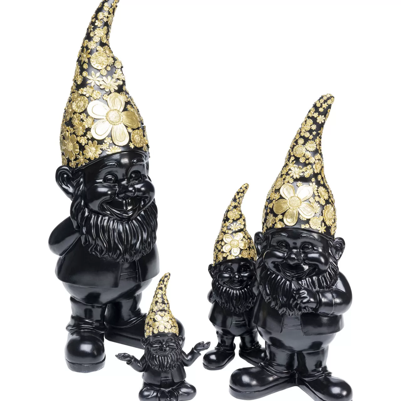 Figurine Décorative Nain Standing Noir-Dore 60*KARE Design Cheap