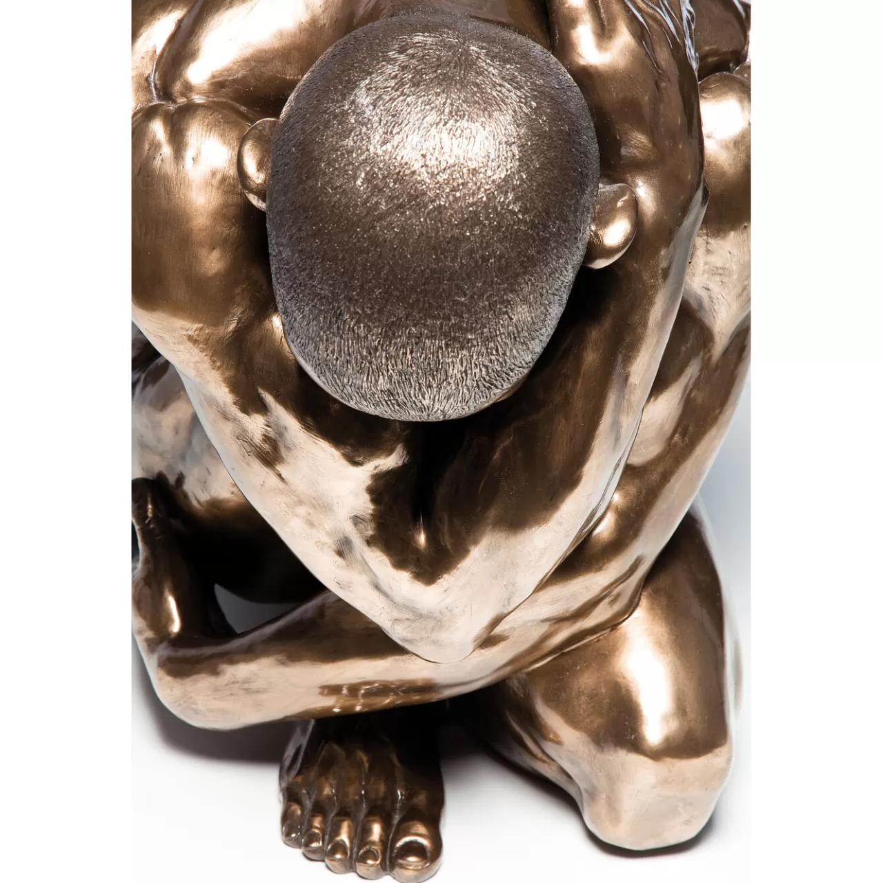 Figurine Décorative Nude Man Hug Bronze 54Cm*KARE Design Shop