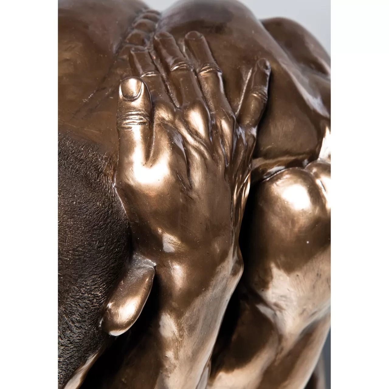 Figurine Décorative Nude Man Hug Bronze 54Cm*KARE Design Shop