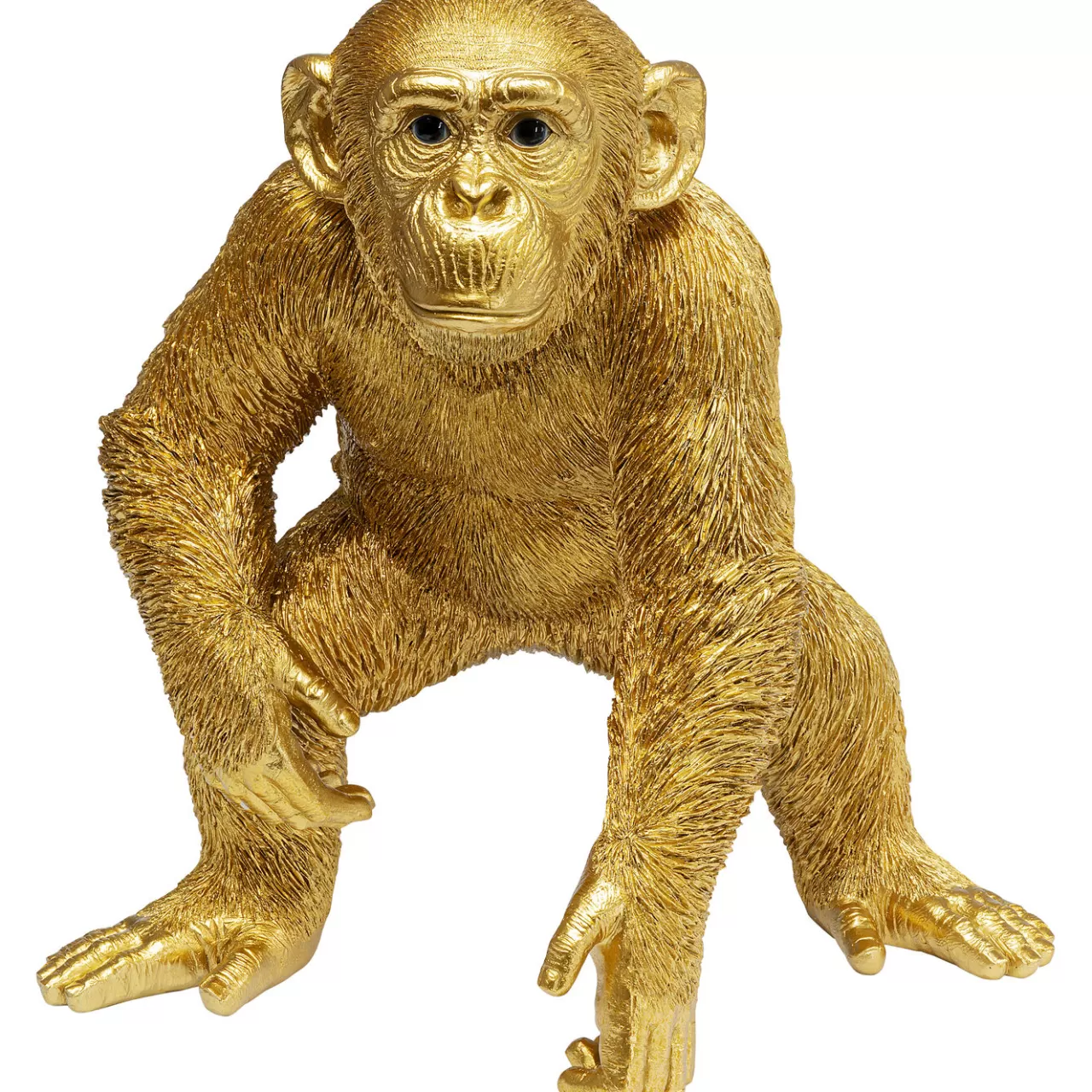 Figurine Décorative Playing Ape Dore 50Cm*KARE Design Sale