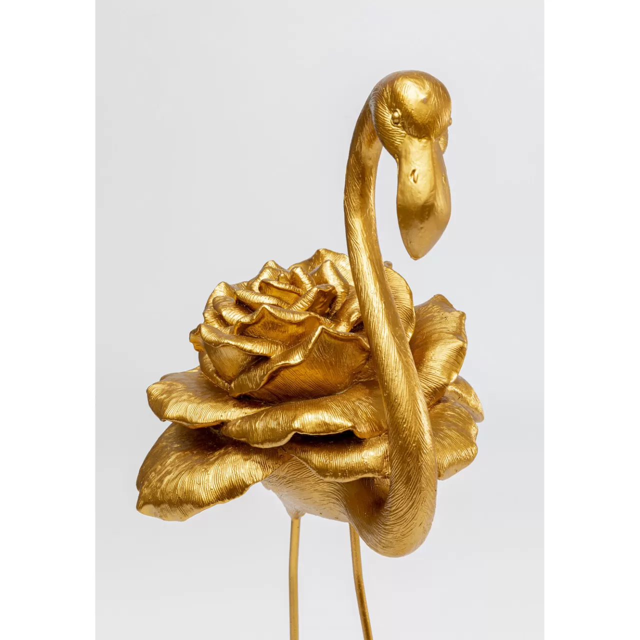 Figurine Décorative Rose Flamingo Dore 63Cm*KARE Design Shop